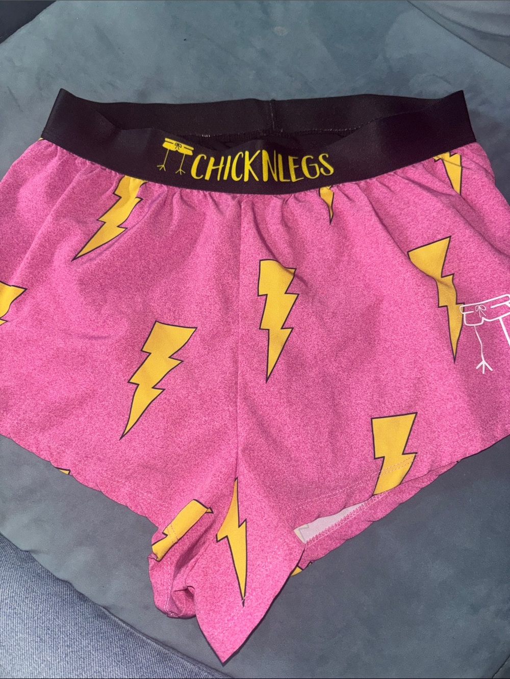 ChicknLegs Men’s Pink Lightning Shorts - $20